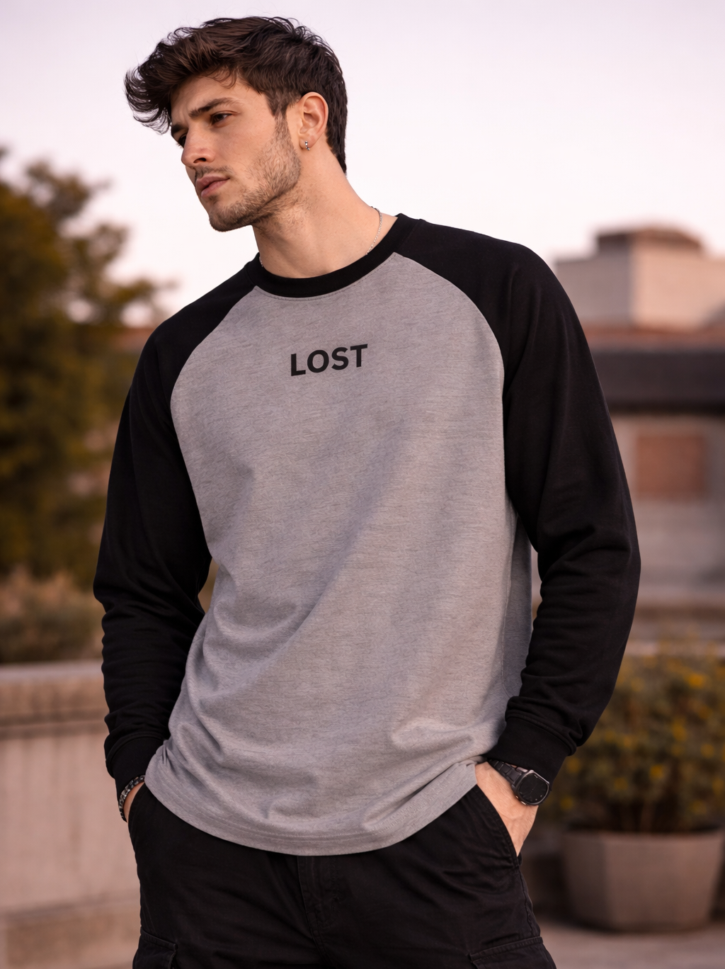 Raglan T-Shirt(Embroidery Stitch)
