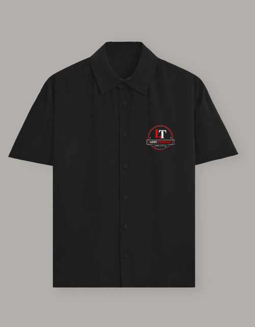 Karma Oversized Shirt with the Lost Terminal Brand Logo on the front of the Shirt.