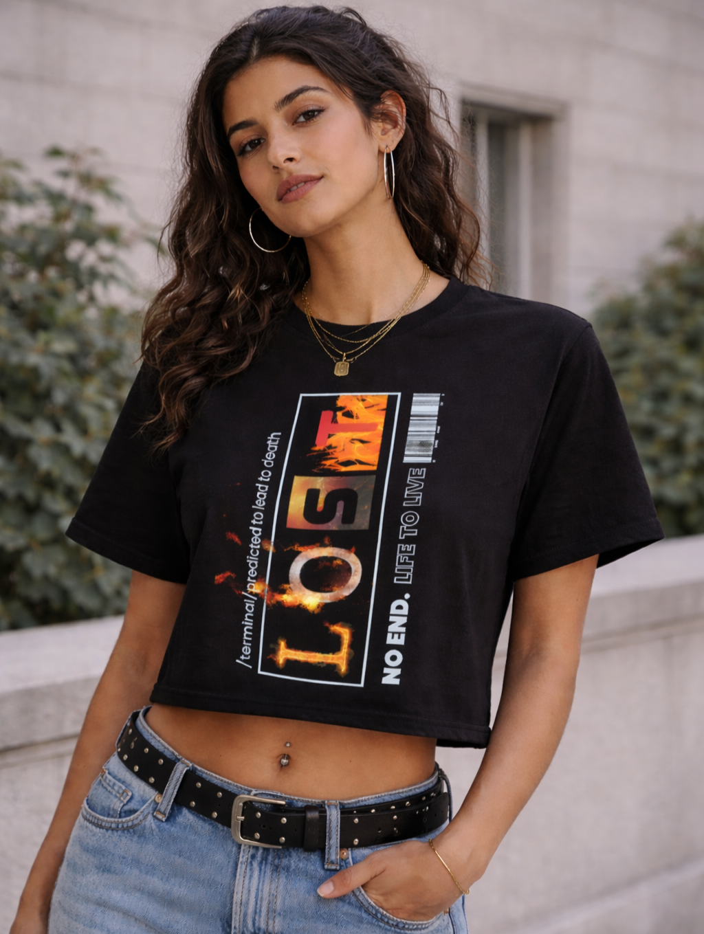 Lost Mean Crop Top