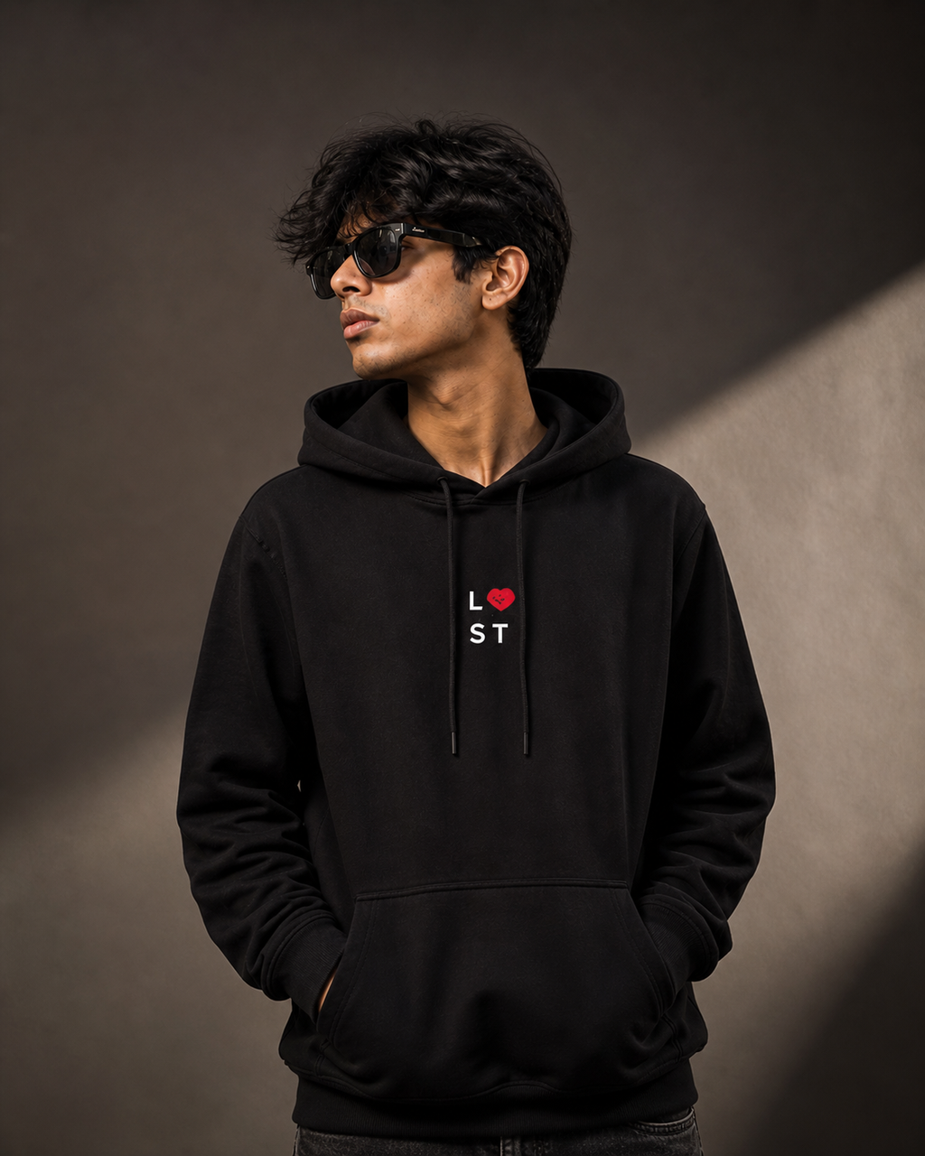 Lost Heart Embroidery Hoodie
