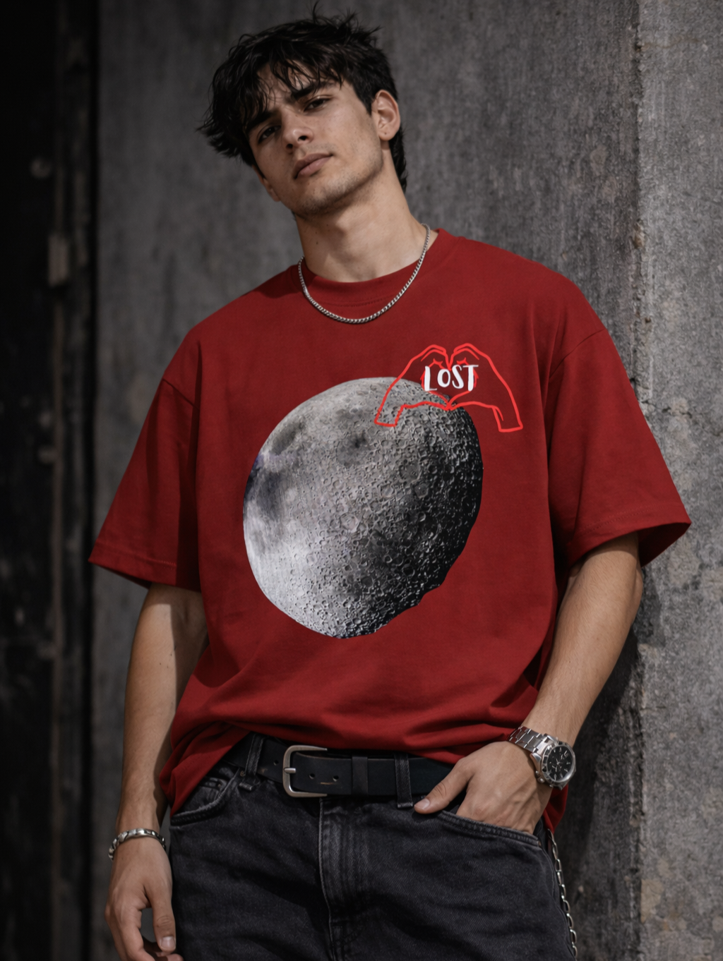 Moon Men Terry Oversized Tee